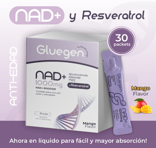 NAD+ 1000mg  y Resveratrol