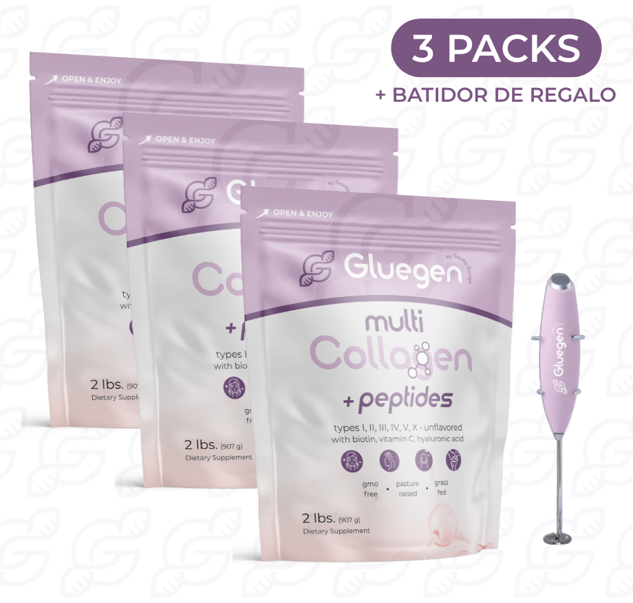 BUNDLE 3 Colágenos  + Batidor